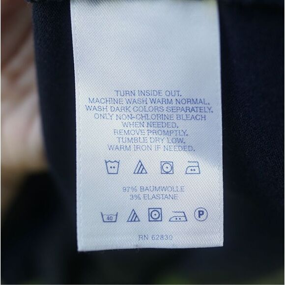 Lands’ End Navy White Sleeveless Polo Shift Dress - Picture 6 of 6